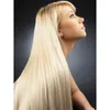 5 buntar 50gper buntar Gratis Shedding Grade 8a 100% Human Hair Blond Färg 613 # Straight Malaysian Virgin Hair Weave