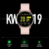 KW19 Inteligentny Zegarek Band Kobiety Tętno Monitor Wodoodporna Opaska Mężczyźni Sport Zegarki Fitness Tracker na telefony z Androidem