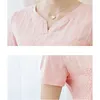 Bobokateer Baumwolle Hemd Frauen Blusen Plus Größe Stickerei Bluse Femme Ete 2019 Kurzarm Sommer Tops Blusas Camisa Feminina Y19062501