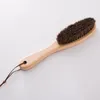 Szczotki do połysku obuwniczego Horsehair Bristles Soft Drewniane z uchwytem Szczurka do czyszczenia pyłów do sprzątania pył do zamszowych skórzanych butów