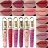 CmaaDu 20 Colors Thread Tube Radish Head Matte Metal Pearl Long-lasting Make-up Lip Gloss Easy to Carry Cosmetic