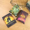 Halloween Dekoracja Cukierki Prezent Torba Płótno Prezenty Prezenty Prezenty Torby Dzieci Halloween Dyni Witch Worki Bag Party Festival Supplies
