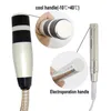 2 i 1 No Needle Free Mesotherapy Electroporation Cool Cold Hammer Skin Föryngring Wrinkle Removal Facial Lift Machine