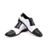 Handmade Men Batzuzhi s Formal Genuine Leather Dress Lace up Black White Business Shoes Zapatos Hombre Big Size Dre Buine Shoe Zapato