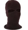 Casquette de masque de ski drôle hiver rappeur bandit tricoté broderie personnalisée unisexe masques de ski complets couverture complète 3 trous cagoule chapeaux