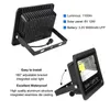 Outdoor Solar Flood Lights 1100 Lumens 3 Optional Modes LED Remote Control Solar Security Lighting Fixture for Garden, Garage, Pathway, Pool