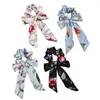 Meisjes haarband haarelastiekjes paardenstaart houder meisje elastische strik scrunchy hoofdband mode lente bloemen haar stropdas haarband accessoires TL1243