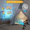 Dual Head Water Wave Christmas Laser Projector Lights Color Roterende projectorlamp met 12 patroon en afstandsbediening