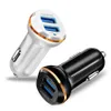 3.1A Dual usb Car Charger Power Adapter For Samsung s8 s10 note 10 htc android phone with Retail box