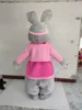 Vendedor dos desenhos animados de Alta qualidade Peter Rabbit mascot costume fancy carnival costume free shipping