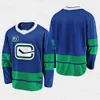 Temporada 50 Parche S-6XL 40 Elias Pettersson Vancouver Canucks 18 Jake Virtanen 6 Brock Boeser Camisetas de hockey personalizadas Hombres cosidos Mujeres Jóvenes