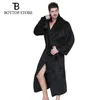 Male Bathrobe Winter Men Nightgown Man Bath Robe Women Flannel Couple Lover Warm Pajamas Sleepwear Nightdress Dressing Gowns