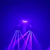 Freeshipping New 2020 Blue Laser Handskar Högkvalitativa Glödande Kläder Tillbehör Bar DJ Dancing Lights Fluorescerande rekvisita Julfest