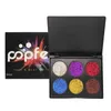 POPFEEL EK Series 6 Color/set Eyeshadow Palette Glitter Shimmer Highly Pigmented Professional Makeup Powder Palette Waterproof