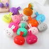 Silicone Coin Purse Cute Cartoon Rabbit Coin Purse Women Girls Small Wallet Mini Key Bag Kawaii Pouch Gift LX5582