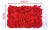 60 * 40 cm mur de fleurs en soie artificielle fleur séchée mur toile de fond décoration de fête de mariage fleur hôtel fond mur décor route led