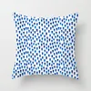 New Creative Blue Abstract Design Printed Cushion Covers 45x45cm Home/Office Sofa Waist Pillow Covers Polyester Linen Pillowcase