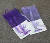 Purple Cotton Organza Lavender Sachet Bag DIY Dried Flower Package Bag Wedding Party Gift Wrap