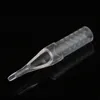 50PCS Engångs tatueringstips Steriliserade transparenta tips för Shader Needles M1 RM F-storlekar