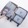 Multi-function Home Waterproof Clothes Bag 7pcs Set Travel Storage Bag Large Capacity Luggage Finishing Bags Set With Shoe Bags DH0851