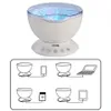 Projector Ocean Wave Starry Sky LED Night Light Remote Control Wave Projection Lamp Star Projector Lamp USB Lamp Night Light DH1066