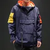 2019 men's outono casual moda retalhos pulldover hoodie patchwork pullover hoodie bolso esporte outwear casaco