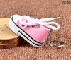 30PCS 3D Novelty Canvas Sneaker Tennis Shoe Keychain Key Chain Party Jewelry key chains24754182149