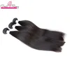 Greatremy®3PCS/ロットペルーバージンの髪の緯糸シルキーストレートバンドル人間の髪の伸びが染まる自然な色
