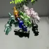 Pipes à fumer Aeecssories Narguilés en verre Bongs Buse d'aspiration en verre coloré avec boule