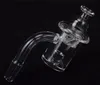 25mm XL Quartz Banger Nail Real Quartz Nail Core Reactor avec Spinning Carb Cap 10mm 14mm 18mm dab rig bong