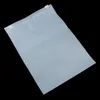 20 st 28x40cm Transparent självhäftande matt Polyhandduk Kosmetisk Förvaringspåse Självhäftande Poly Plastpåse för Travel Clothes Underkläder