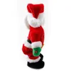 Decorazioni natalizie regalo danzando giocattolo musicale elettrico giocattolo musicale santa claus bambola Twerking cantante1