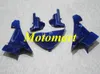 Kit de carénage de moto pour HONDA CBR900RR 919 98 99 CBR 900RR 1998 1999, ensemble de carénages ABS bleu blanc + cadeaux HC02