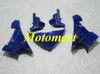 Motorcykel Fairing Kit för Honda CBR900RR 919 98 99 CBR 900RR 1998 1999 ABS Blue White Fairings Set + Gifts HC02