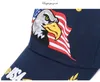 Cap Dad bandeira americana boné de beisebol New homens famosos Águia Bordado Snapback Hat óssea Masculino Verão Carta Casual US Tactical Exército Hip Hop