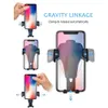 1 pc Universal Gravity Autovoorruit Air Vent Outlet Clip Cradle Mount Bracket Holder Stand Sticky Steady Voor mobiel apparaat Cellp7066367