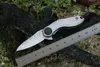 3 Maniglie Colori Damasco Mini Small EDC Pocket Flipper Coltello pieghevole CNC TC4 Coltelli regalo con manico in lega di titanio