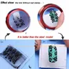 Nail Art 3.5cm Jelly Stamper Stamping Siliconen met GLB + Schraper + Plate Template Pools Image Transfer Manicure Tools 3pcs / Set