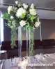 Nuovo design acrilico vaso di fiori matrimonio disposizione dei fiori stand trasparente espositore decor1136
