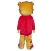 2019 Usine vente directe daniel tigre Costume De Mascotte pour adulte Animal grand rouge Halloween Carnaval fête