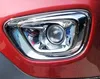 Wysokiej Jakości ABS Chrome 2 sztuk Samochód Front Flower Lampa Dekoracyjna Pokrywa + 2 sztuk Tylna ścianka przeciwmgielna Pokrywa dla Jeep Compass 2011-2013