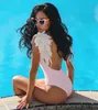 Seksi Halter Meler Wings Mayo 2019 Kadın Bodysuits Tek Parça Mayo Push Up Bikini Mayo Kadın Beachwear