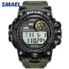 Smael Men Watches Sport Military Smael의 충격 Relojes Hombre Casual Led 시계 디지털 손목 시계 방수 1545d 스포츠 Watch A231C