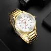 Curren Fashion Quartz Men Watches inossidabile cinghia in acciaio da polso calendario casual uomo guarda le imprese maschili relogio maschiulino2416