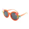 Fashion Kids Zonnebril Flash Poeder Eenhoorn Ronde Frame Kind Zonnebril Kleurrijke Schattige Baby Eyewear 6 Kleuren5372178