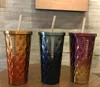 16 met Cup SUCTion Goddess Stailled Premierlash Straw Creative Coffee Cup isolatie Water Colors Fles stalen deksel. Qfbpg qkanx9380877