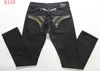 Mens Robin Rock Revival Jeans Crystal Studs Denim Pants Designer Trousers Men039s size 3042 New XP112957847