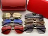 Groothandel - Designer zonnebril voor mannen vrouwen buiten zomer vierkante stijl metalen volledige frame topkwaliteit UV-bescherming met rode box0165s