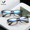 Wholesale- Metal Glasses Frame Retro Woman Men Reading Glass Frame UV Protection Clear Lens Computer Eyewear Eyeglass