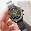 Goede kwaliteit merk horloge mannen multifunctionele stijl roestvrij staal kalender datum quartz horloges kleine wijzerplaten kunnen werken BS01